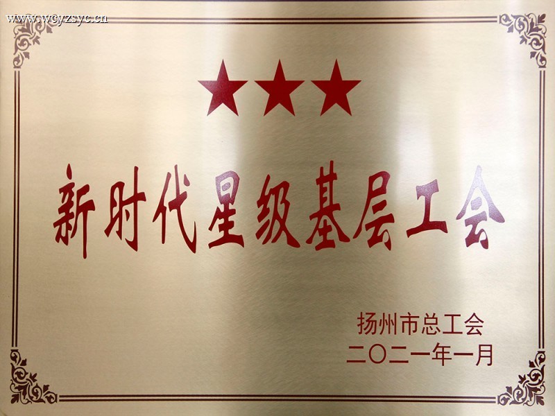 2020年新时代星级基层工会